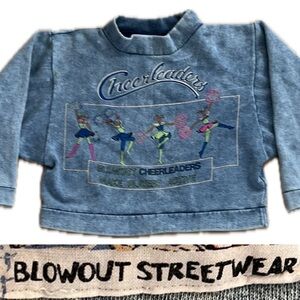 📣VTG Cheerleaders Make Players Active Boxy Graphic Acid Wash—Blowout Streetwear